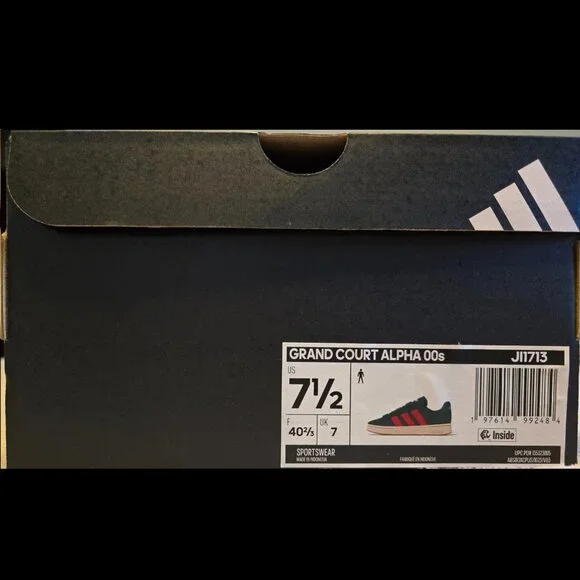 adidas Grand Court Alpha 00s Lifestyle Sportwear Retro Suede Foam Trainer JI1713 - Picture 11 of 11